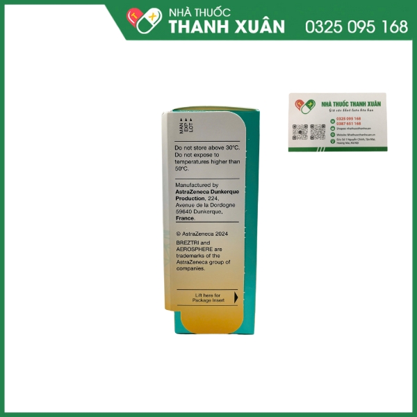 BREZTRI AEROSPHERE điều trị duy trì bệnh phổi tắc nghẽn mạn tính (COPD)